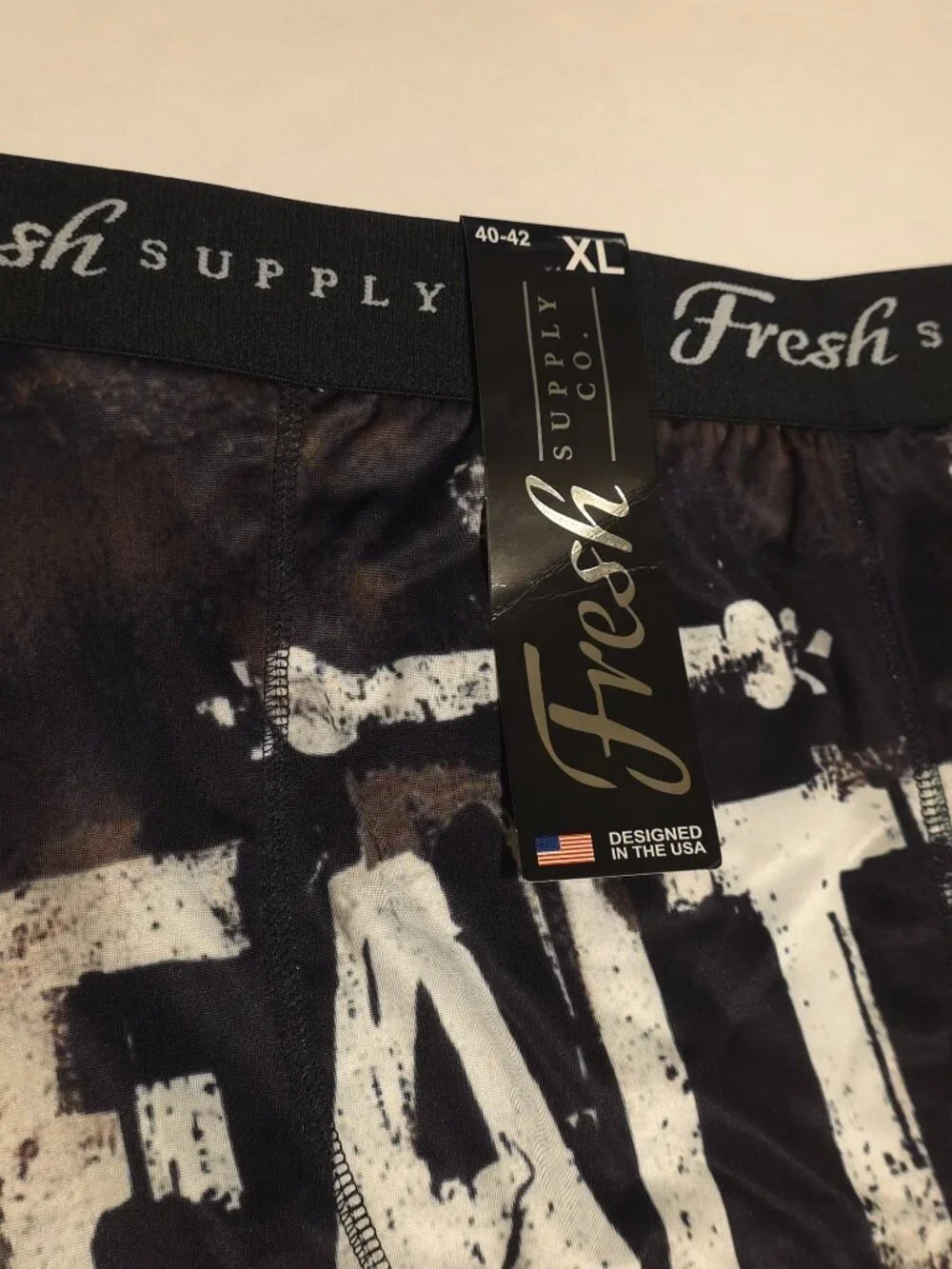 Fresh Supply Co. bold boxer